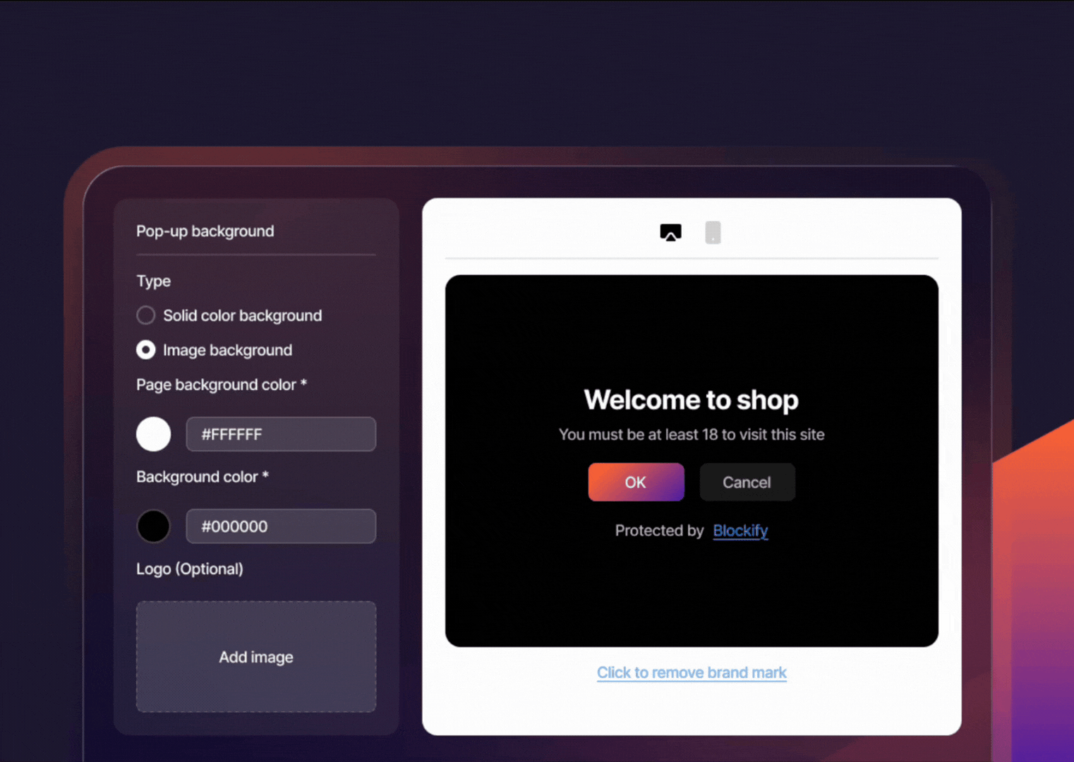 Fully customizable design