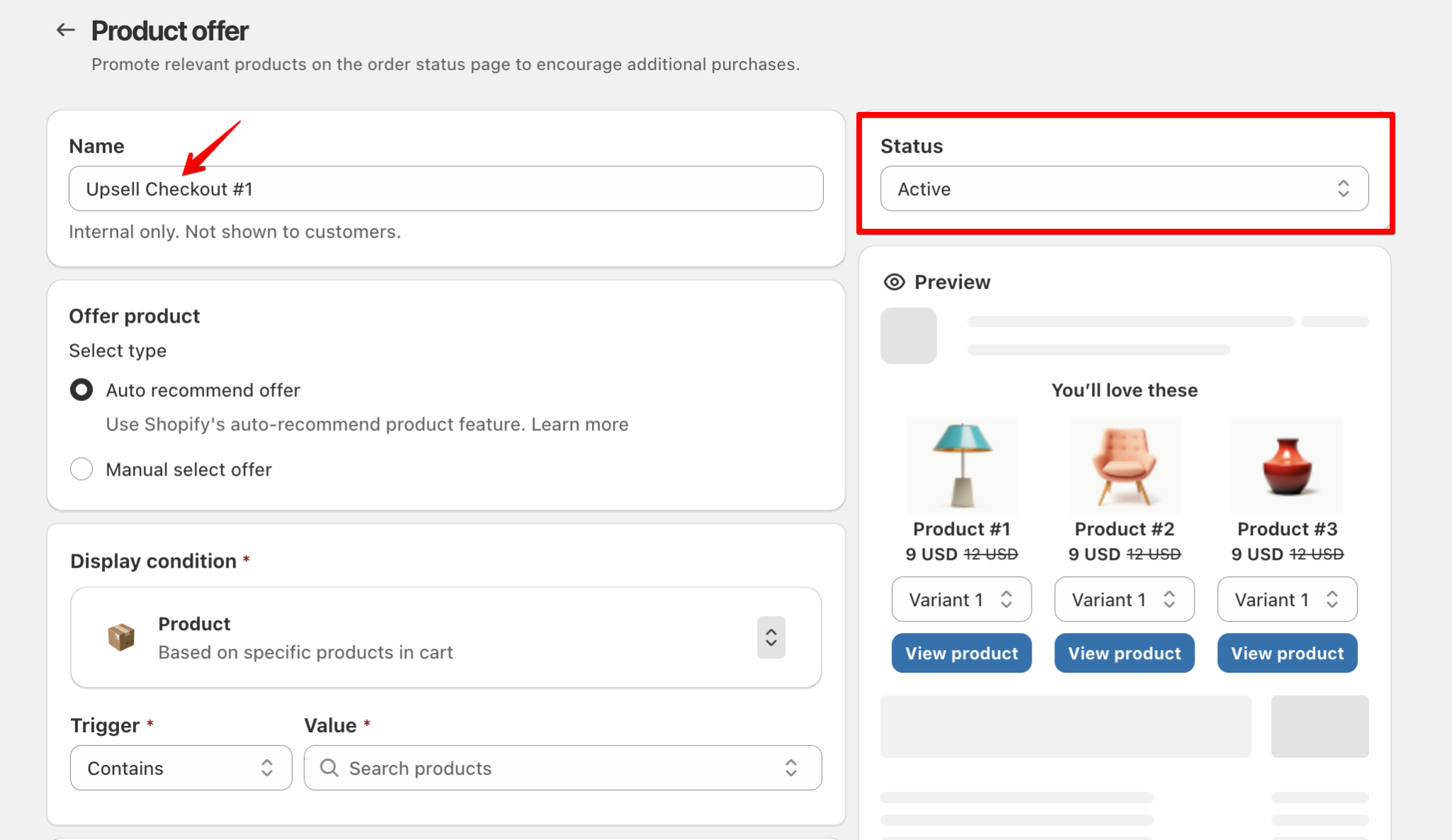 Product Offer Order Status Page Blockify Knowledge Base