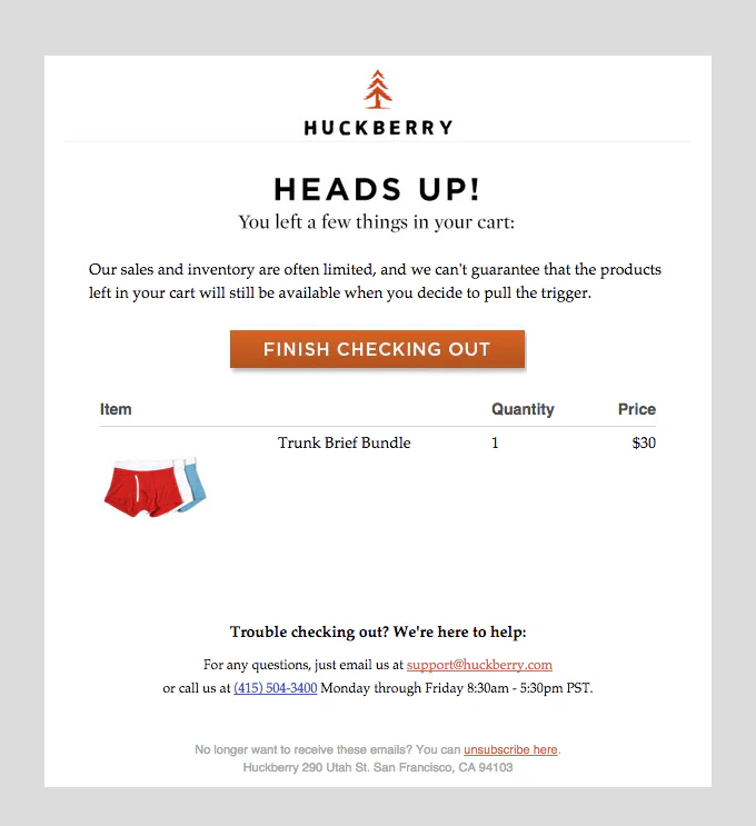 Email Remarketing Triggers