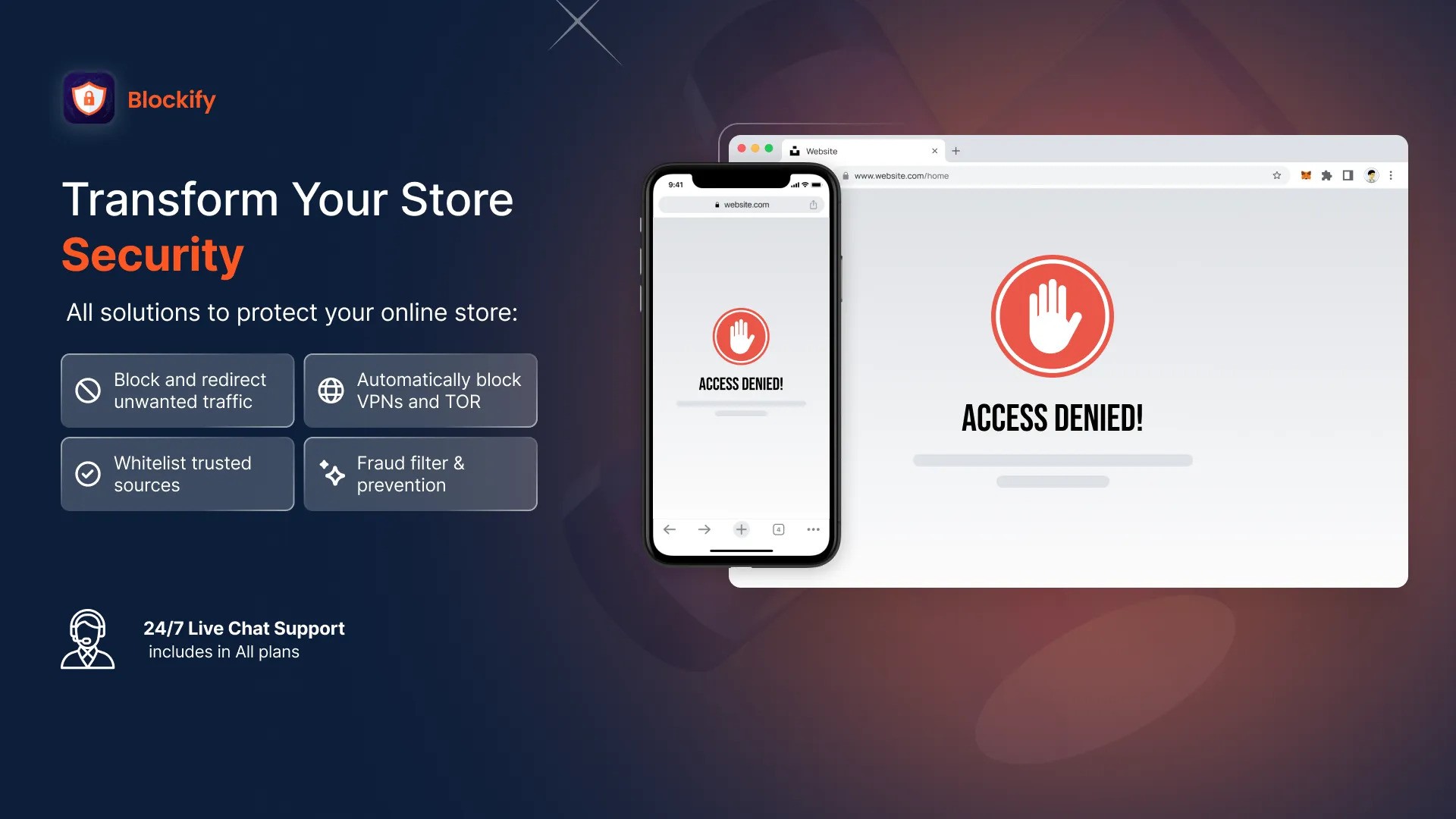 Shopline BlockifyIP App