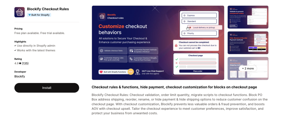 How Blockify Checkout Rules Help Boost AOV