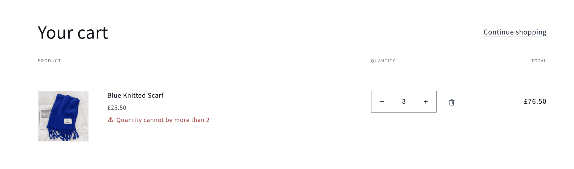 What is Shopify Limit Quantity per Customer?