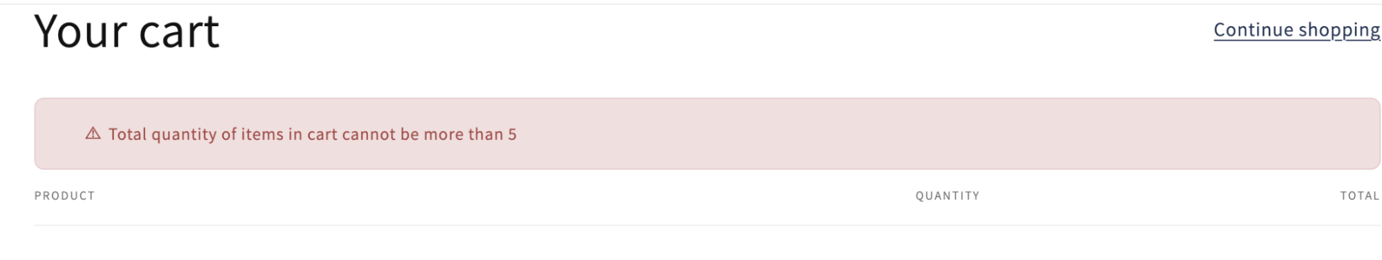 Why Limit Quantity on Shopify?