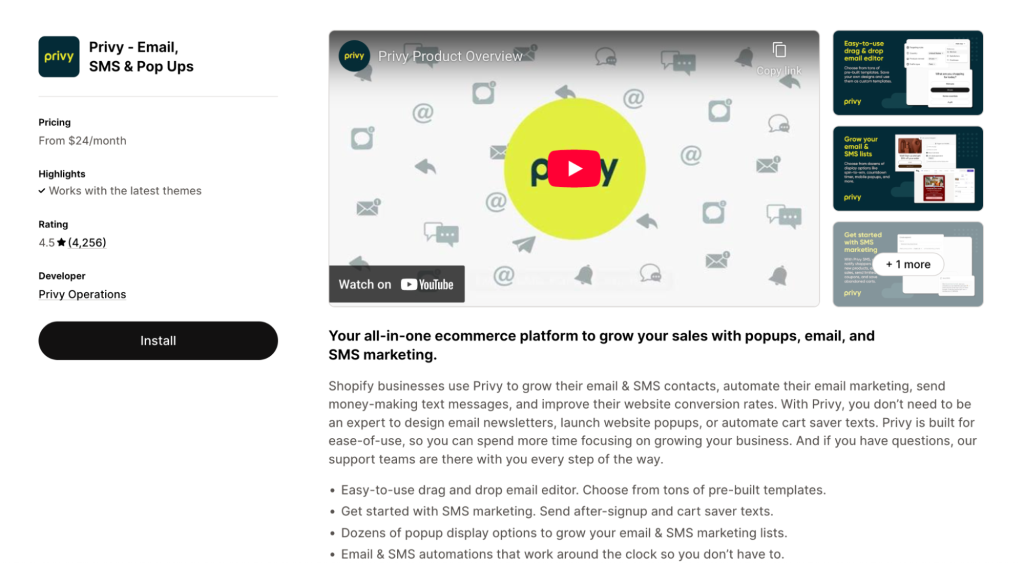 Privy ‑ Email, SMS & Pop Ups