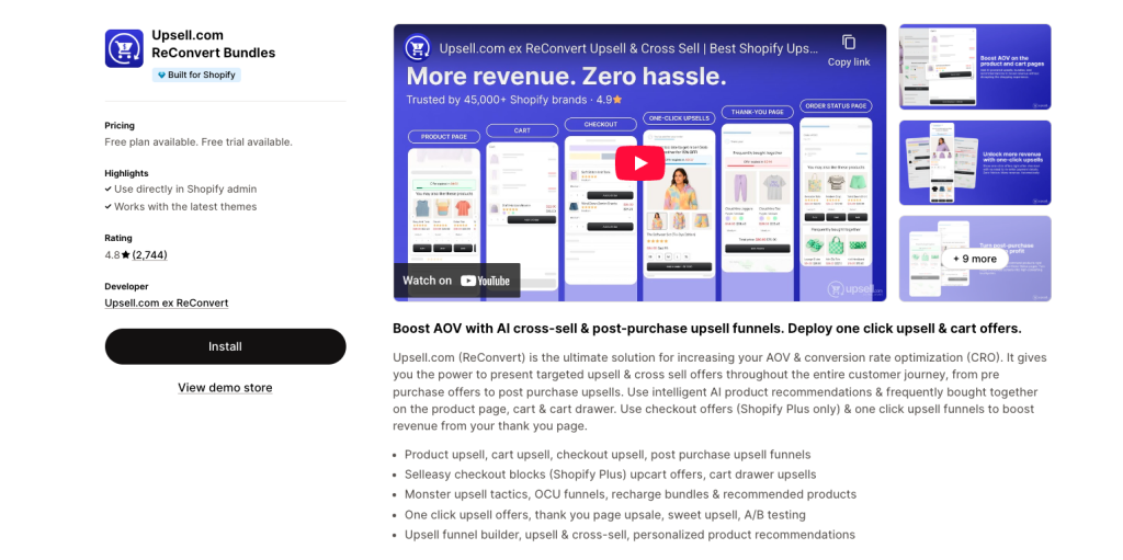 Upsell.com ReConvert Bundles