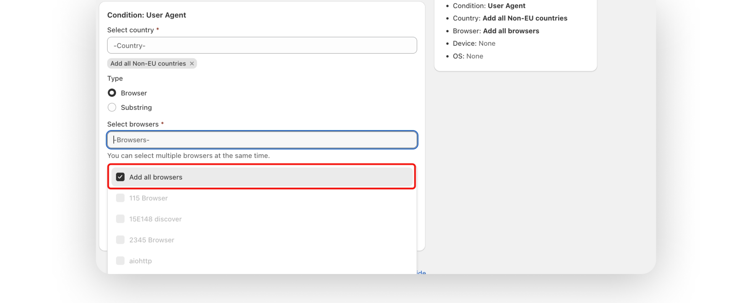 Block - add all browser