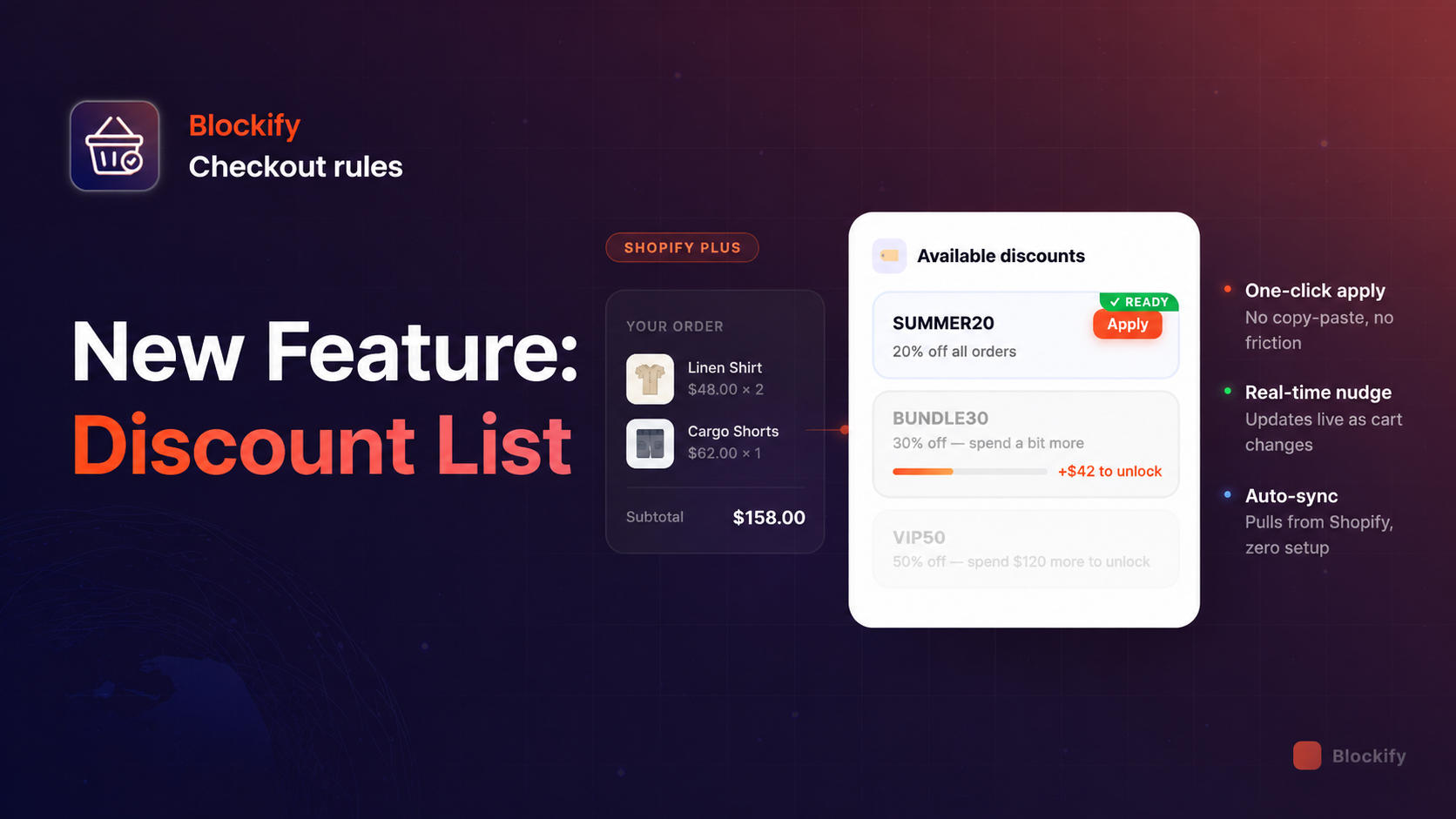 Introducing Discount List for Blockify Checkout Rules