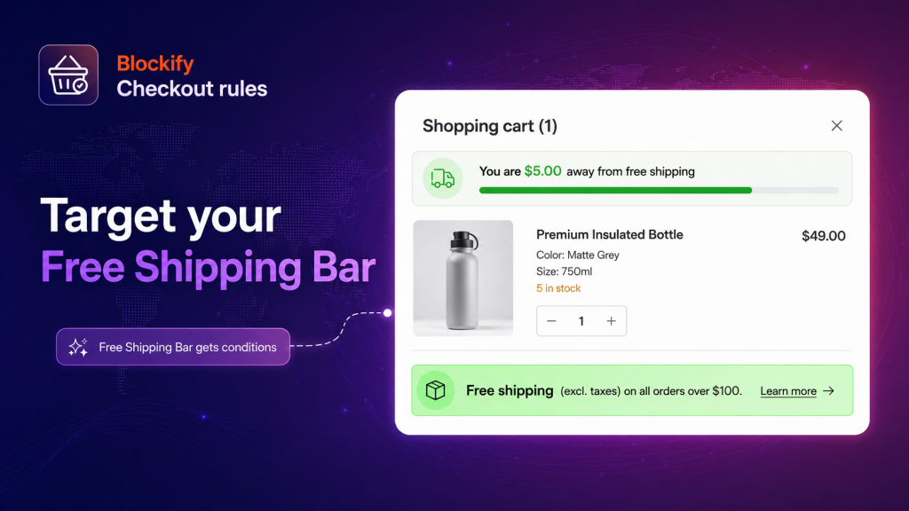 Blockify Checkout Free Shipping