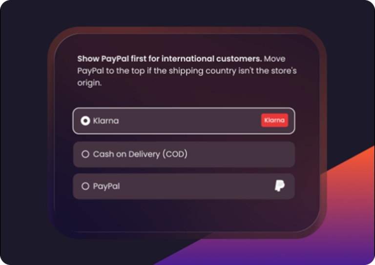 Guide customers without friction