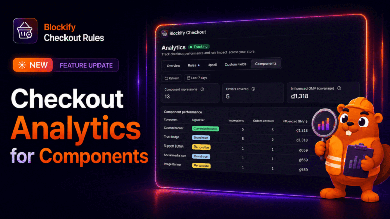 Checkout Analytics - Blockify