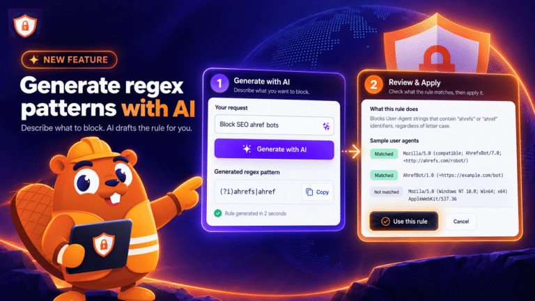 Generate regex patterns with AI